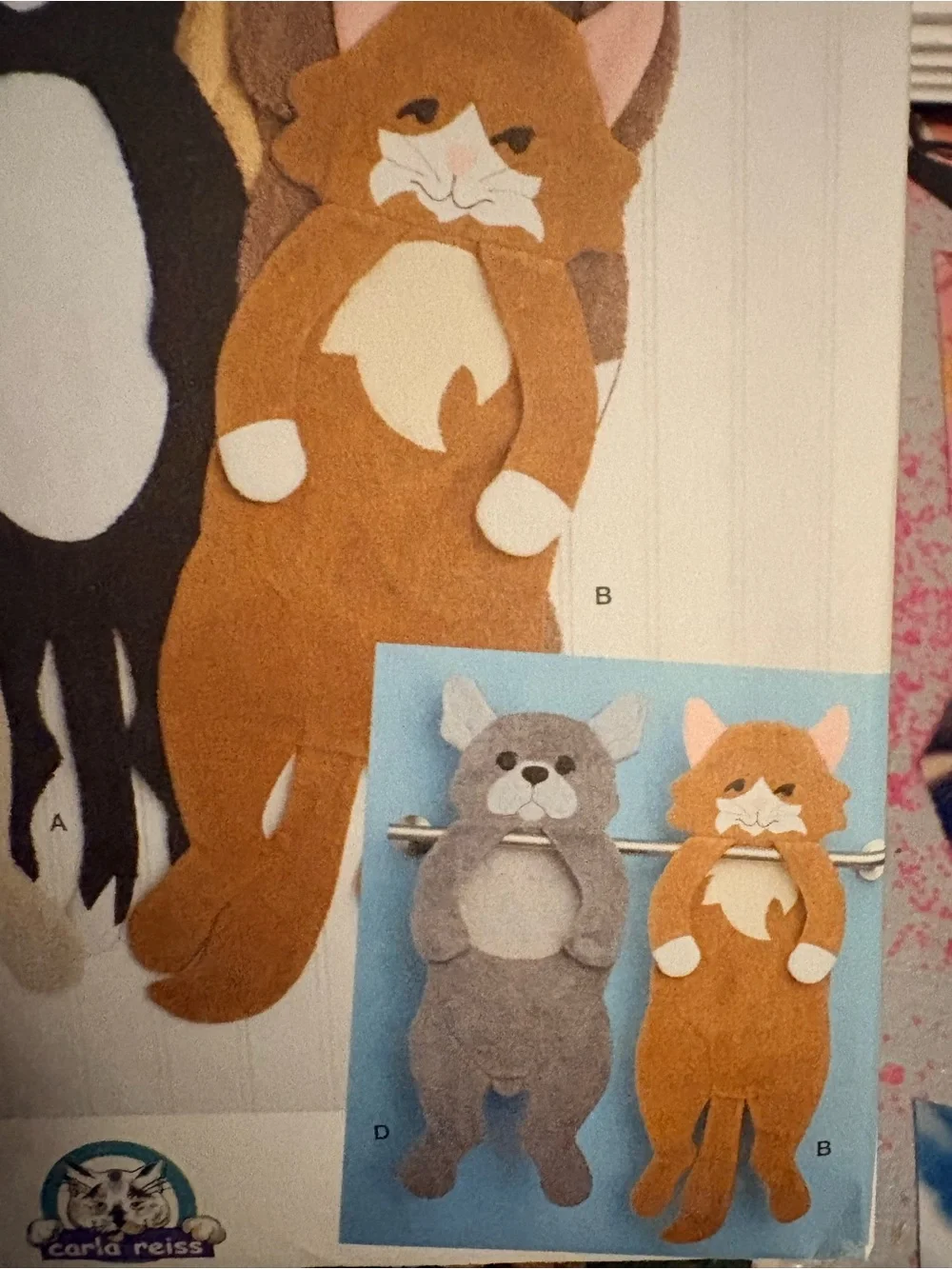 BN UNCUT SIMPLICITY 9443 OS SEWING PATTERNS ANIMAL TOWELS